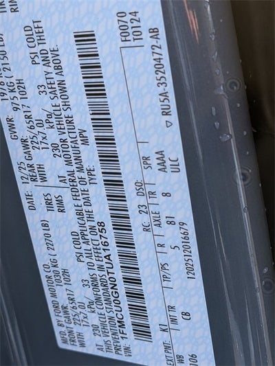 2026 Ford Escape Active