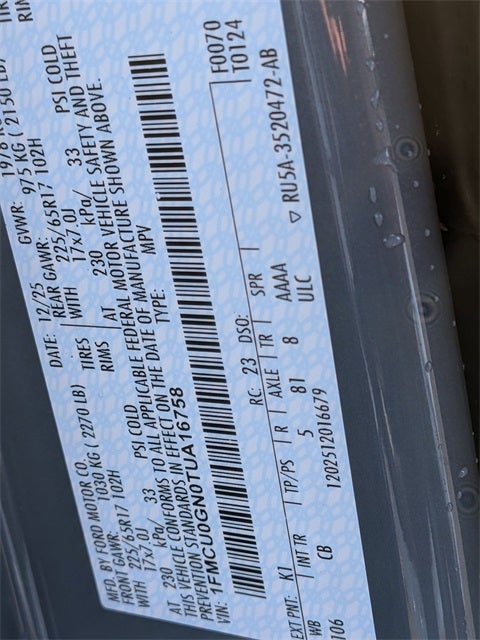 2026 Ford Escape Active