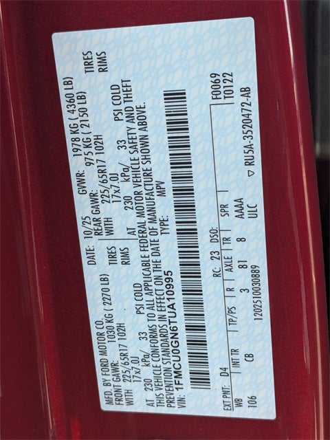 2026 Ford Escape Active