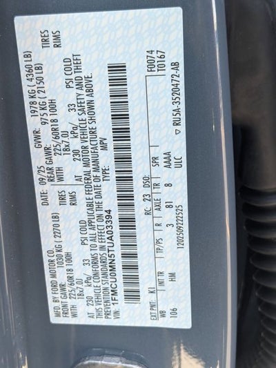 2026 Ford Escape ST-Line