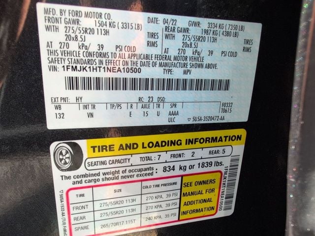 2022 Ford Expedition Max XLT