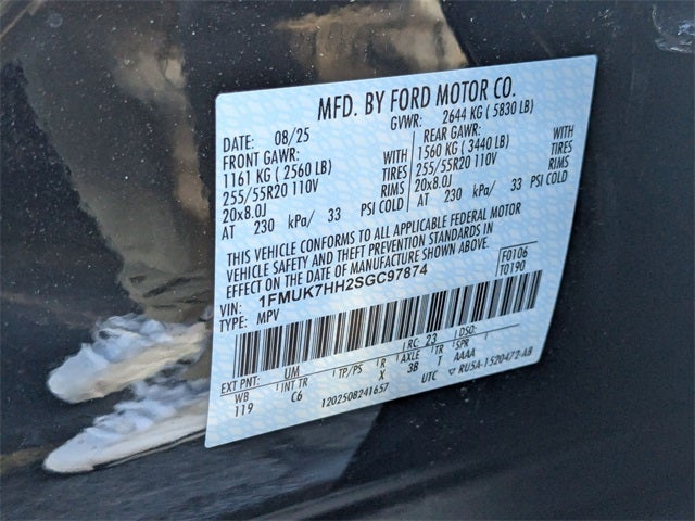 2025 Ford Explorer Platinum