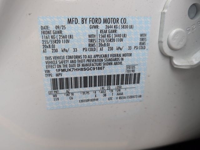 2025 Ford Explorer Platinum