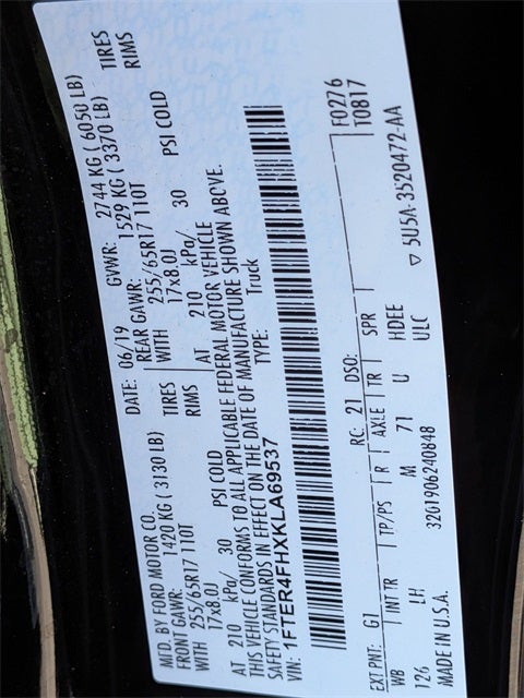 2019 Ford Ranger XLT