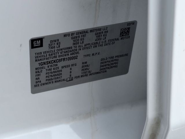 2015 Chevrolet Tahoe LTZ