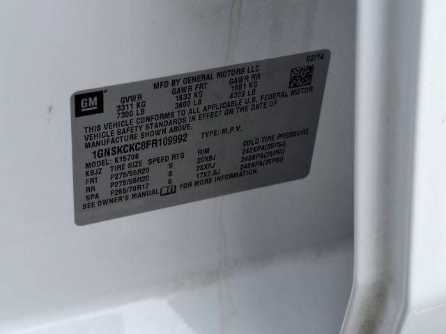 2015 Chevrolet Tahoe LTZ