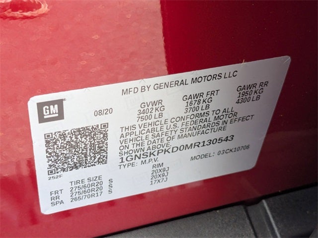 2021 Chevrolet Tahoe Z71