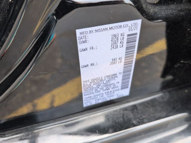 2025 Nissan Altima 2.5 SV