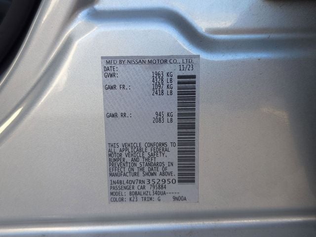 2024 Nissan Altima 2.5 SV