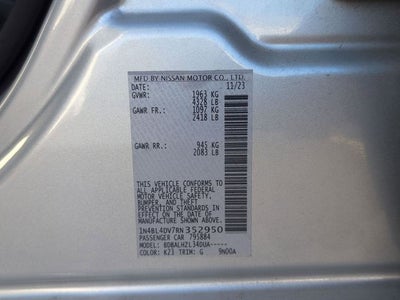 2024 Nissan Altima 2.5 SV