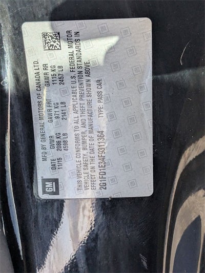 2015 Chevrolet Camaro 1LT