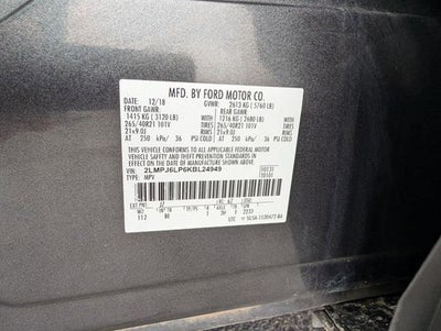 2019 Lincoln Nautilus Reserve