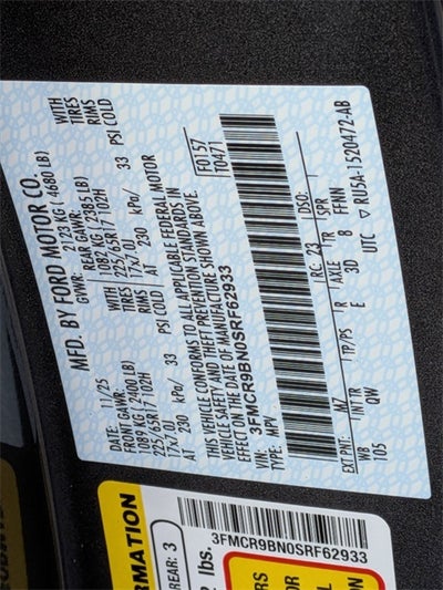 2025 Ford Bronco Sport Big Bend