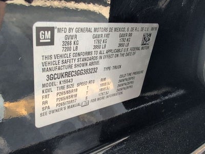 2016 Chevrolet Silverado 1500 LT LT1