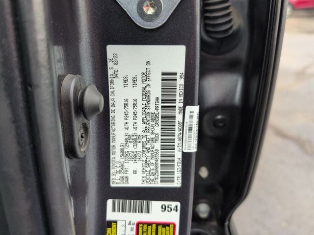 2022 Toyota Tacoma SR V6