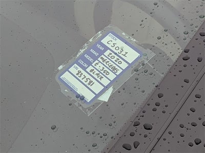 2020 Mercedes-Benz E-Class E 350 4MATIC®