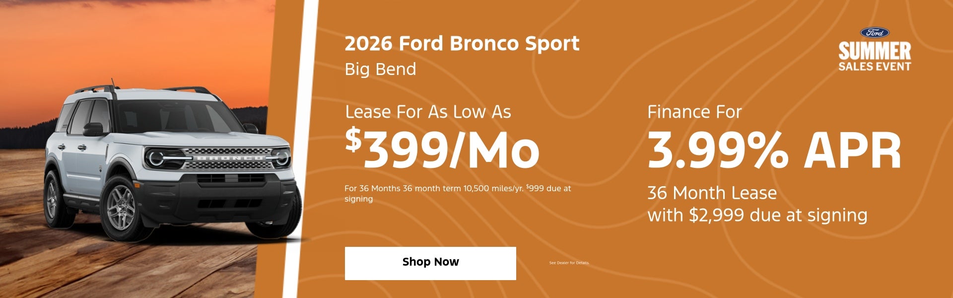 2026 Bronco Sport Special